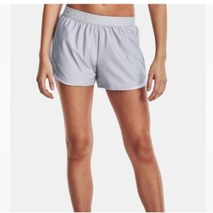 Under Armour Shorts Womens M UA Play Up Knit 5 Inch Training Mod Grey